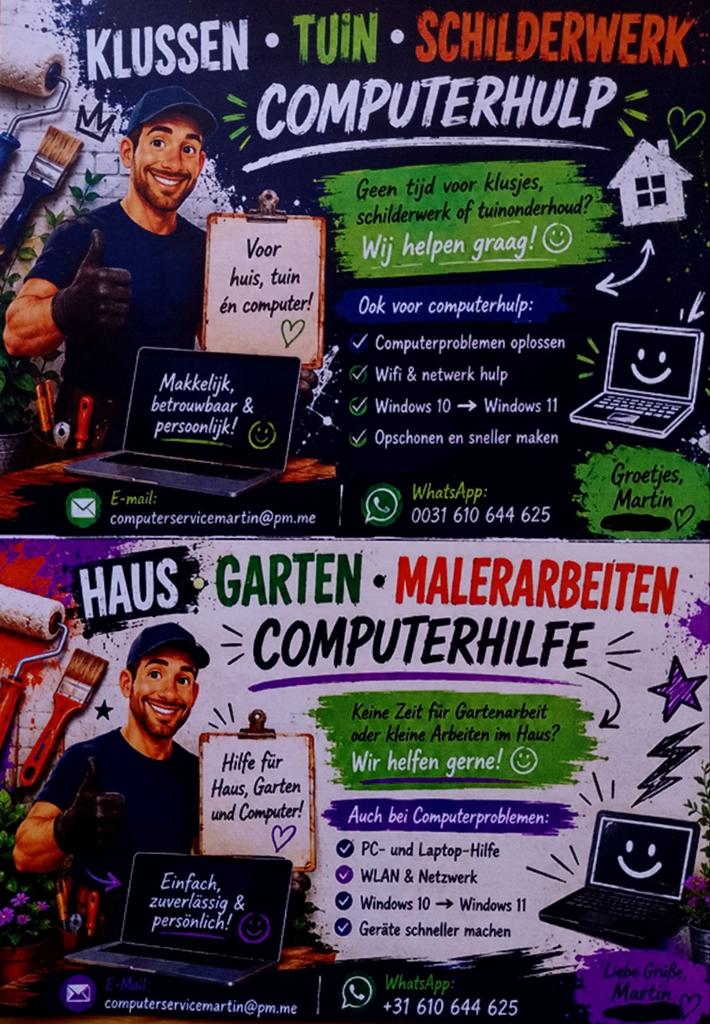 Computer Service en Reparatie op Tholen (ook tablet/gsm), Virusverwijdering, Pc's