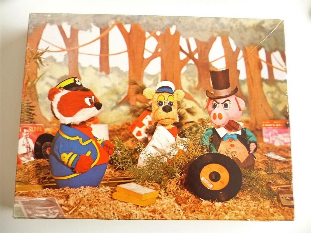 PUZZEL VAN DE BERENBOOT 1976, 63 STUKKEN VINTAGE, Verzenden, Meer dan 50 stukjes, Gebruikt, 4 tot 6 jaar