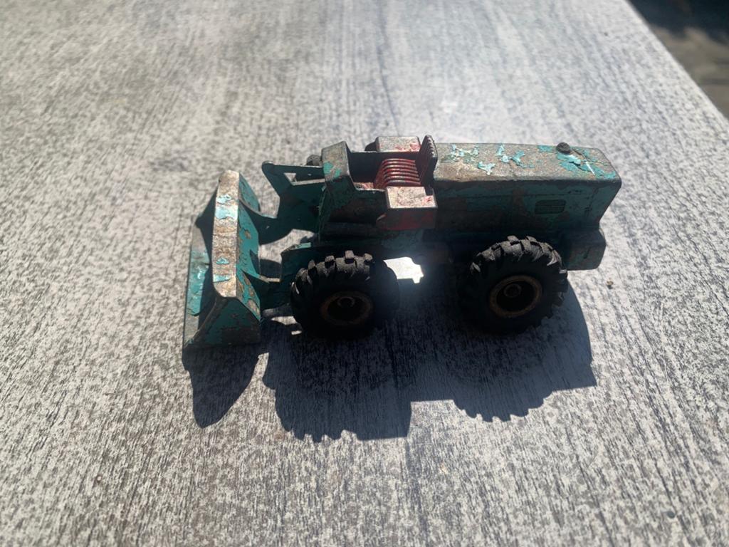 Vintage Matchbox Aveling-Barford Tractor Shovel Matchbox, Ophalen of Verzenden, Gebruikt, Tractor of Landbouw
