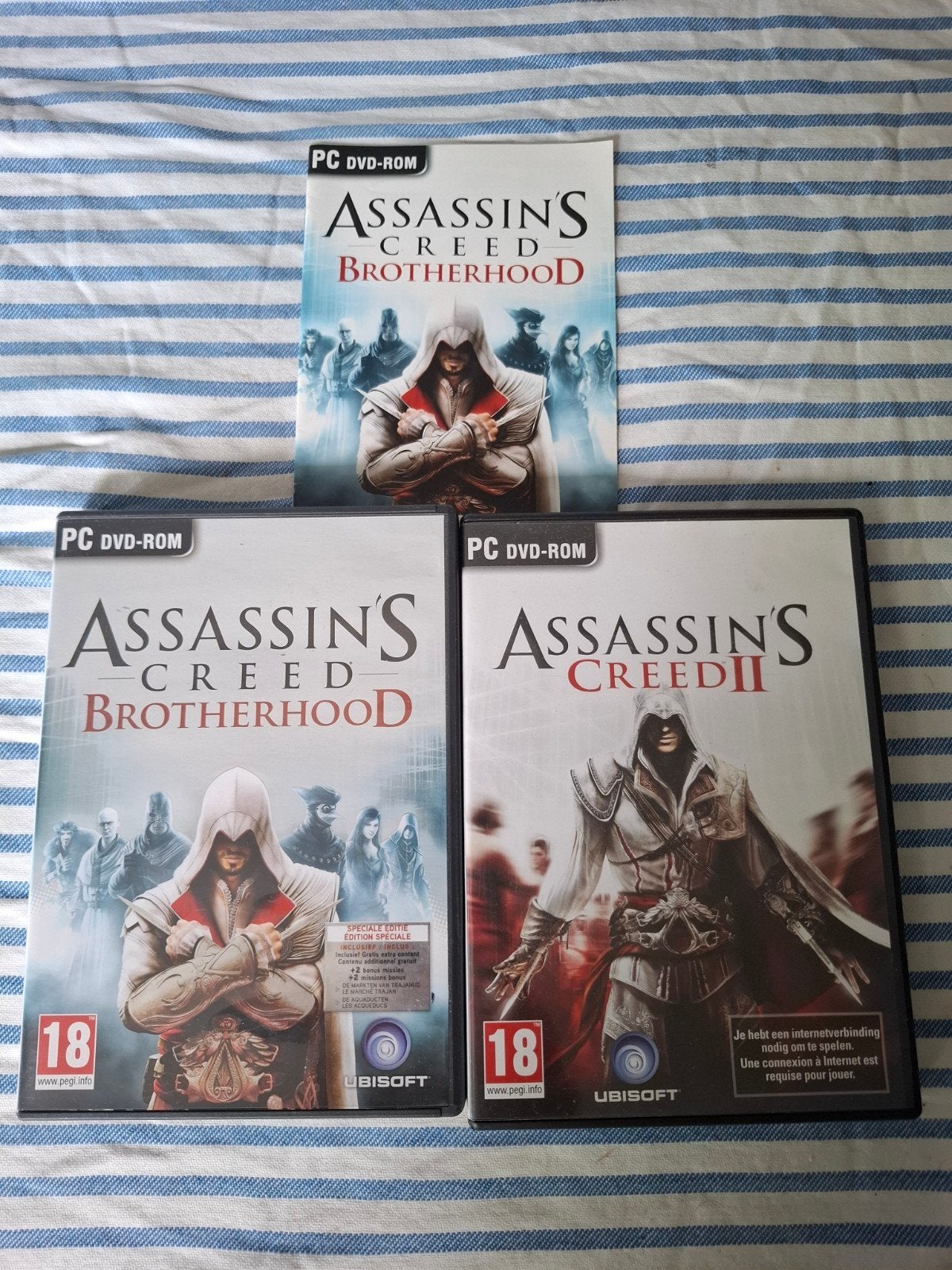 Assassin's Creed Brotherhood & II PC DVD-ROM, Avontuur en Actie, Gebruikt, Vanaf 18 jaar, 1 speler