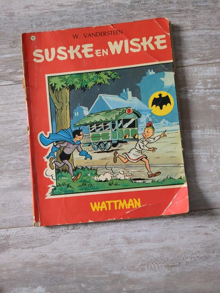 Suske en Wiske - Wattman (nr. 71) - Eerste druk 1967, Eén stripboek, Ophalen of Verzenden, Gelezen, W. Vandersteen