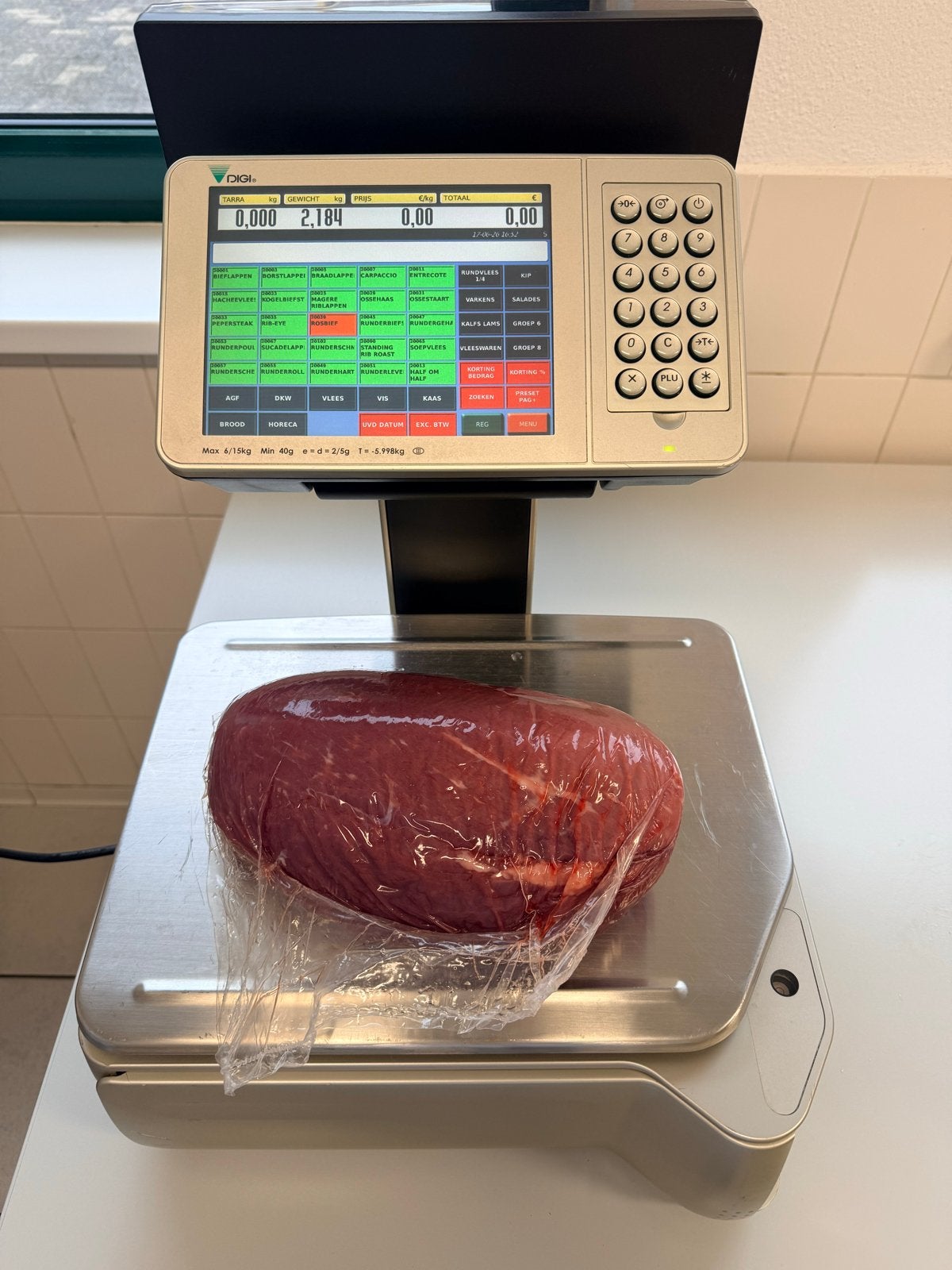 DIGI SM-5500EV Digitale Weegschaal met Printer, Ophalen, Zo goed als nieuw, Precisieweegschaal, Minder dan 50 kg