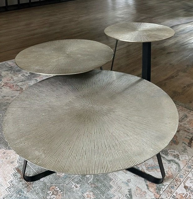 set Salontafels, Ophalen, Gebruikt, 50 tot 100 cm, Rond