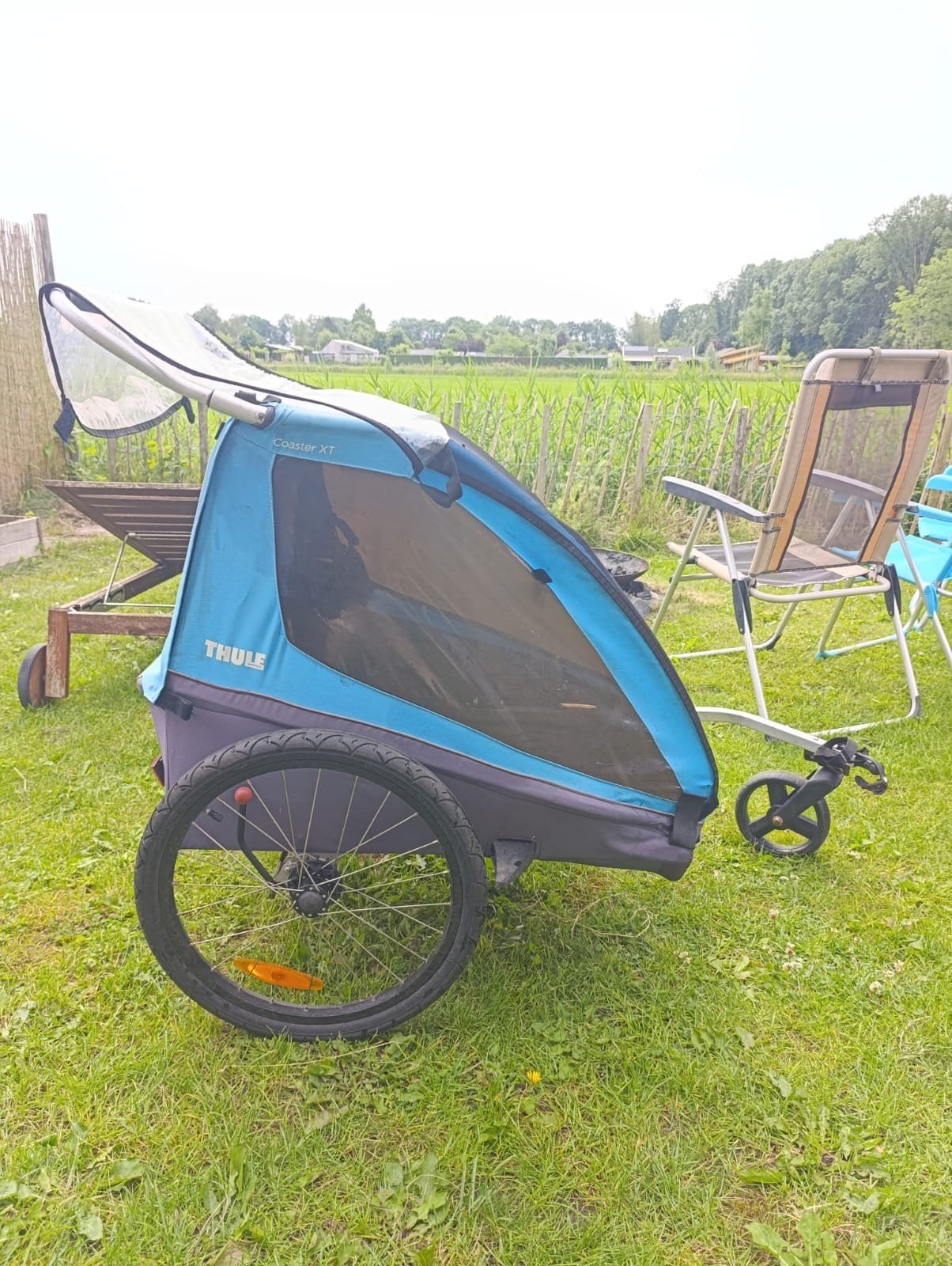 THULE COASTER XT, Fietsen en Brommers, Fietsaccessoires | Aanhangers en Karren, Ophalen of Verzenden, Kinderkar, 40 tot 60 kg