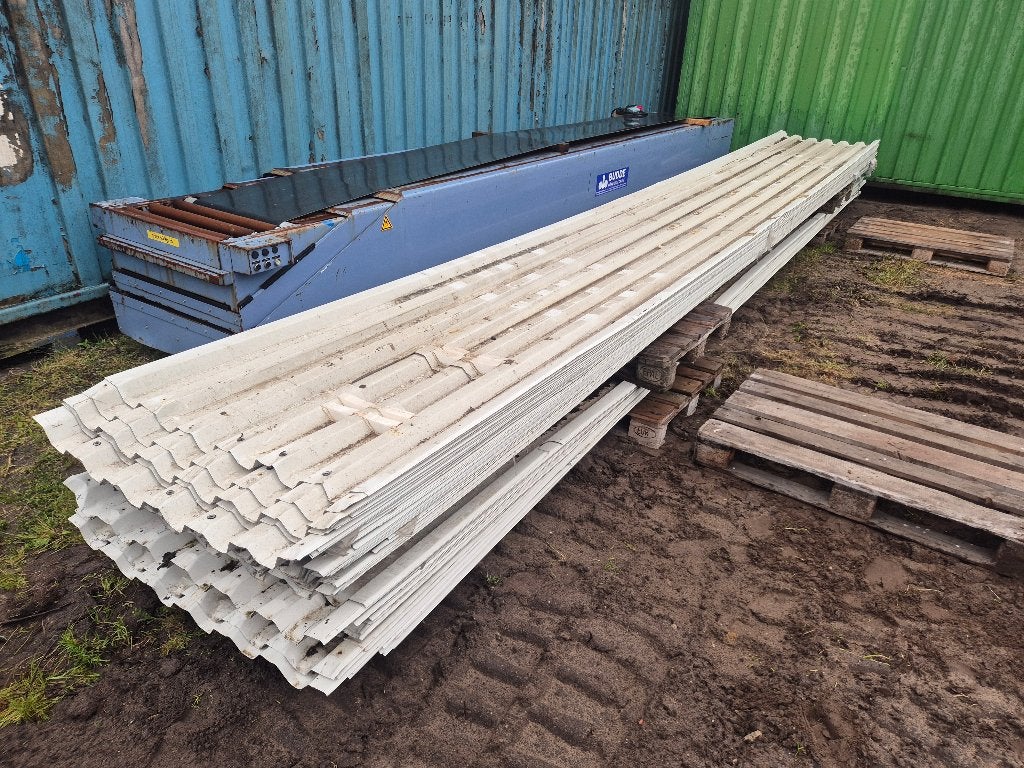 Grote partij damwand dakplaten tot 770cm - €3 per m2, Overige materialen, Gebruikt, ., Ophalen of Verzenden