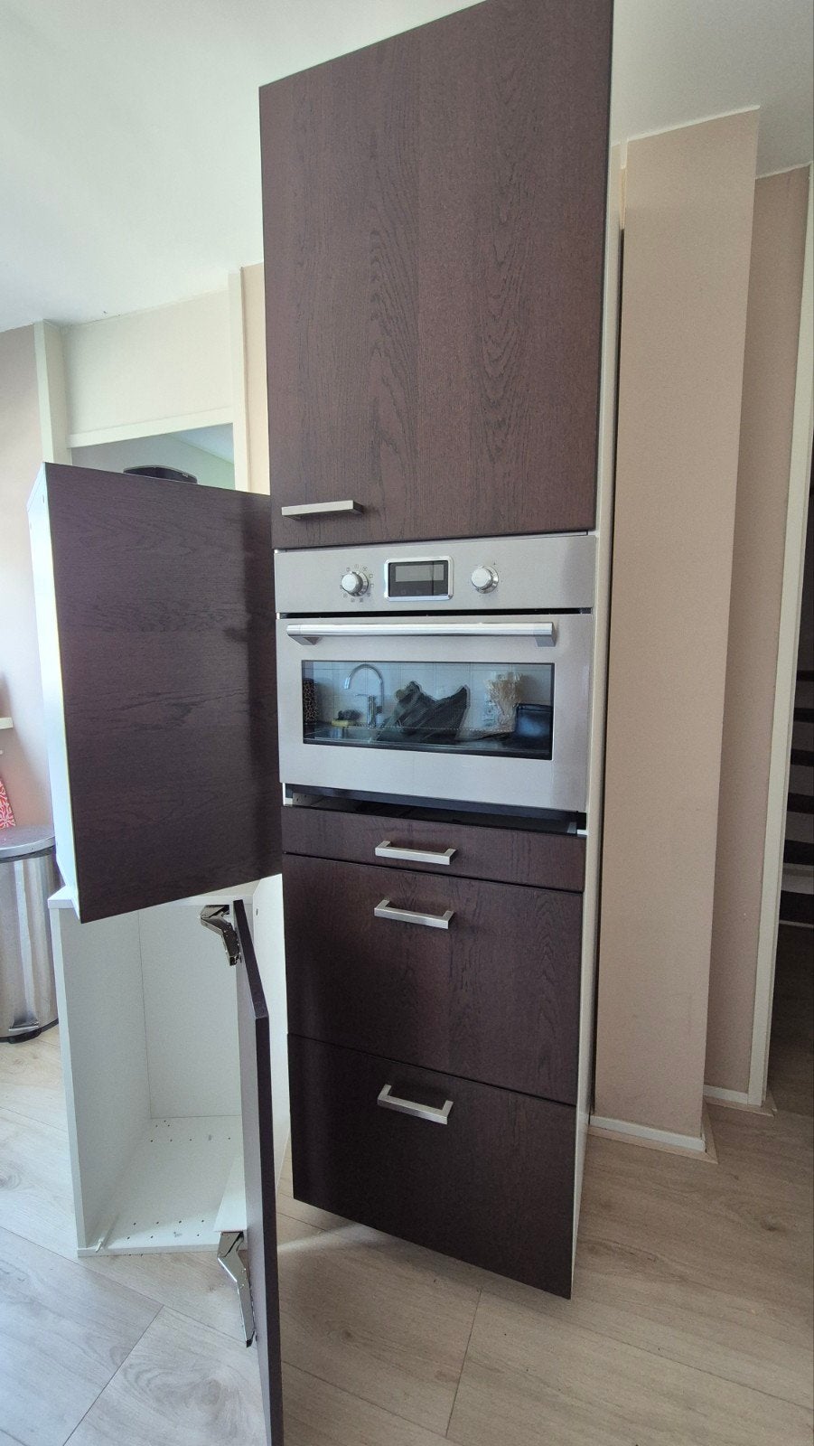 IKEA Metod kasten met combi-oven, Ophalen, Gebruikt, 25 tot 50 cm, 200 cm of meer