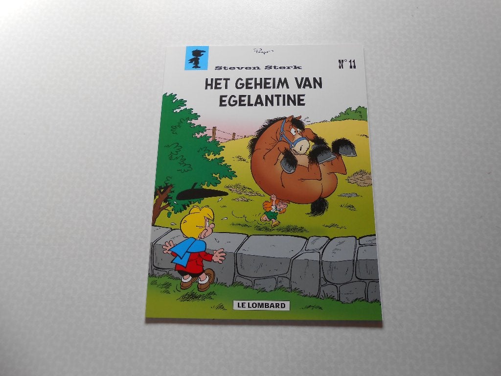 Steven sterk 11 Het geheim van Egelantine 1999 1 ste druk., Eén stripboek, Ophalen of Verzenden, Nieuw