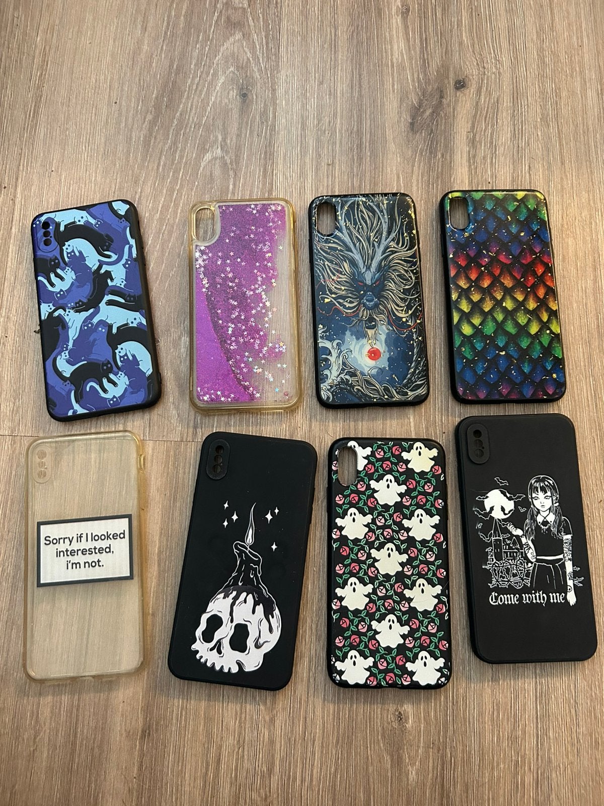 8 telefoonhoesjes voor Iphone XS Max, Telecommunicatie, Frontje of Cover, Ophalen of Verzenden, Siliconen, IPhone XS Max