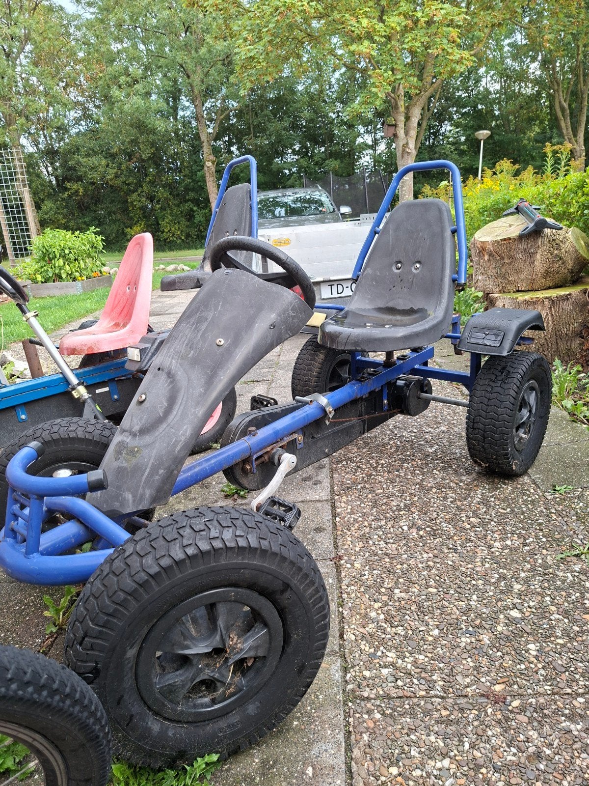 Robuuste skelter met duozit - ideaal voor avontuur!, Ophalen, Gebruikt, Overige merken, Duozit