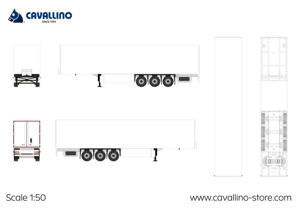 Cavallino Basic - Kastoplegger, Ophalen of Verzenden, Nieuw, Bus of Vrachtwagen, Overige merken