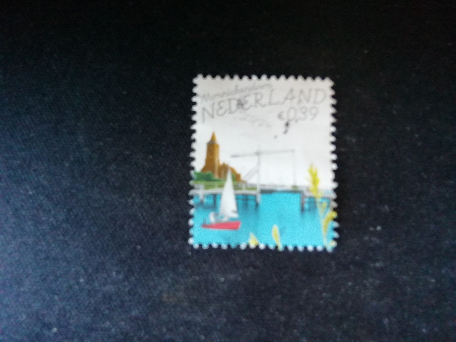 1 NEDERLAND MONNICKENDAM GESTEMPELD, Ophalen of Verzenden, Na 1940, Gestempeld