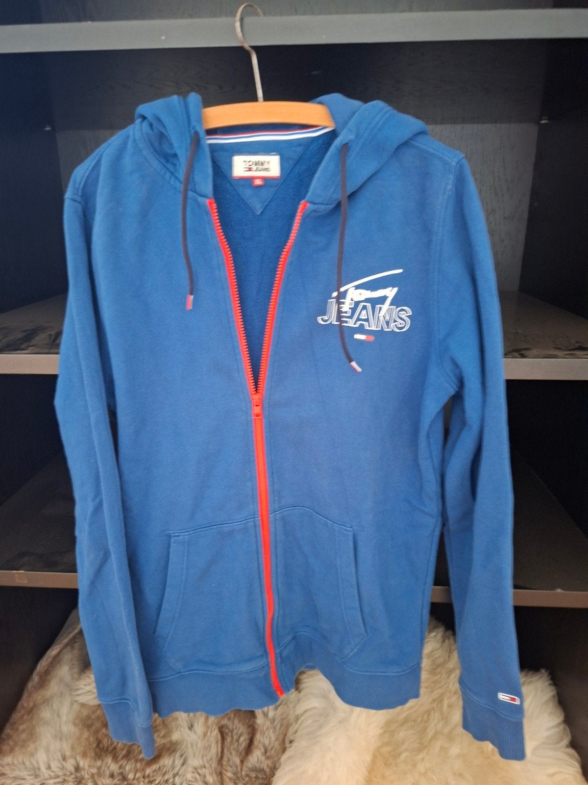 Tommy Jeans hoodie met rits - Maat XL, Ophalen of Verzenden, Zo goed als nieuw, Tommy Jeans
