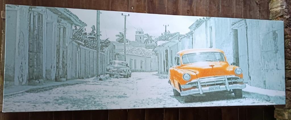 Cuba op canvas, Ophalen, 50 tot 75 cm, 125 cm of meer, Zo goed als nieuw