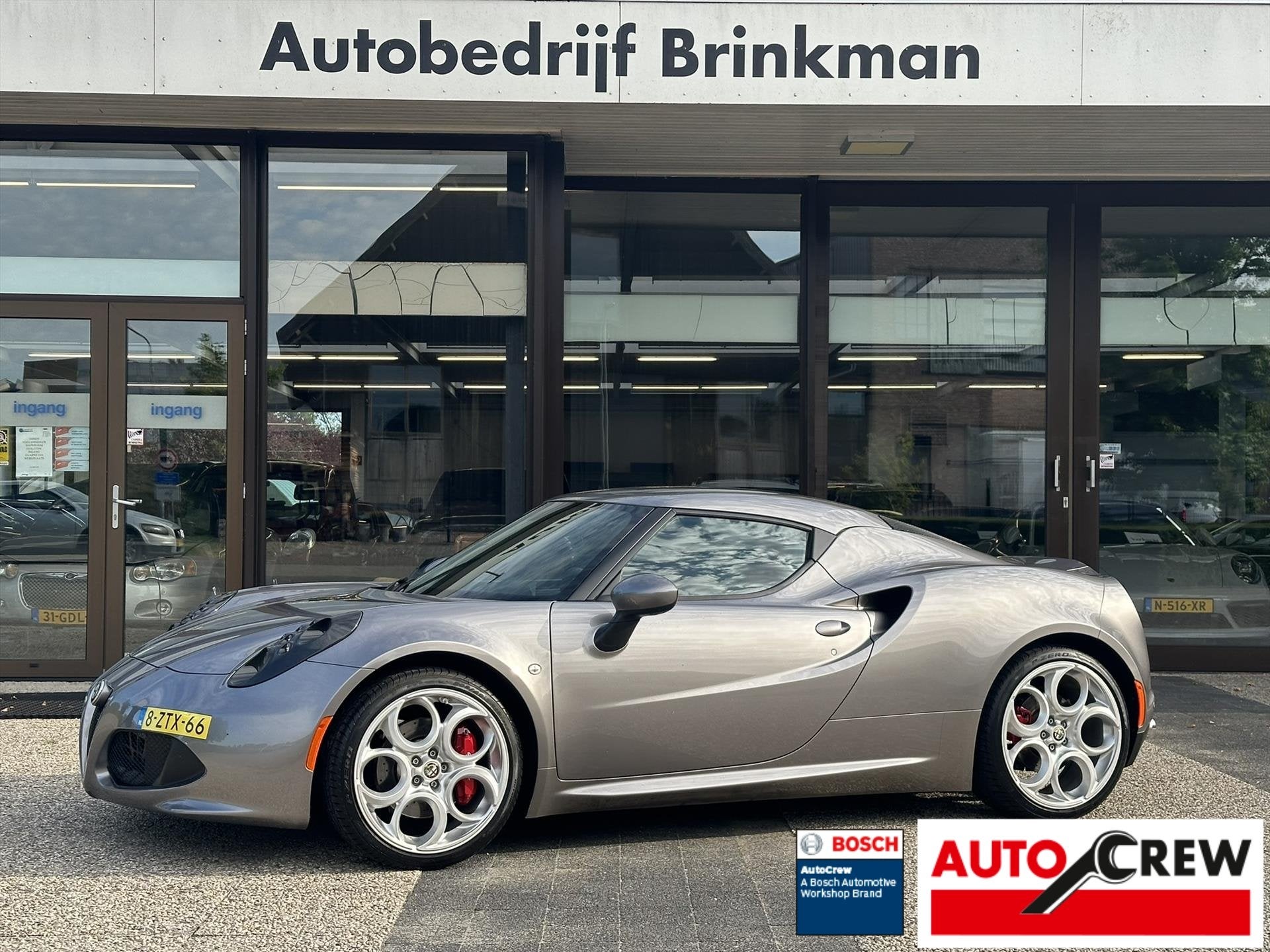 Alfa Romeo 4C 1.750TBI 240pk TCT, Auto's, Alfa Romeo, Automaat, 15 km/l, 4 cilinders, Zilver of Grijs