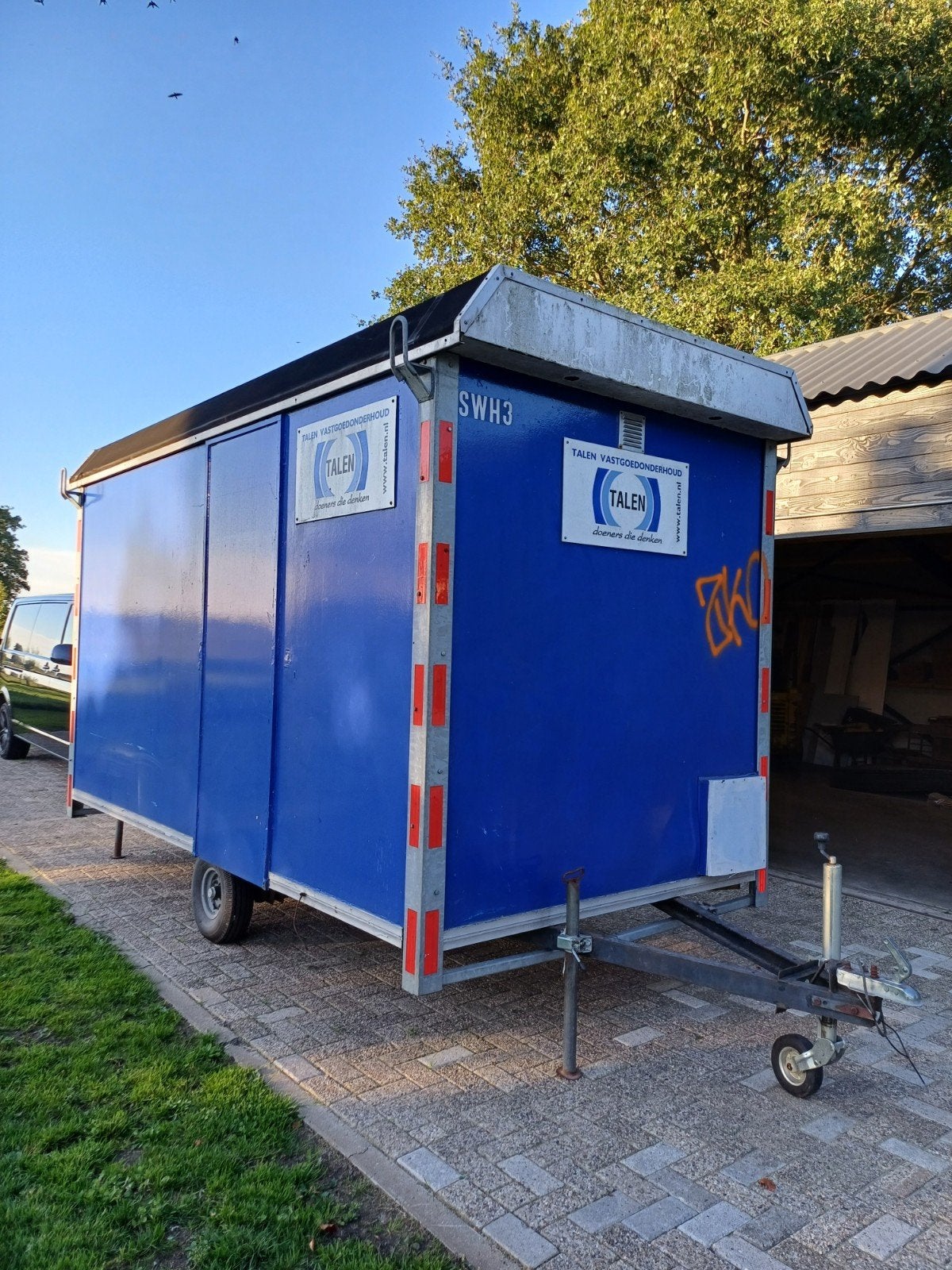 schaftkeet pipowagen bouwkeet tinyhouse doorwerkplek, Ophalen of Verzenden