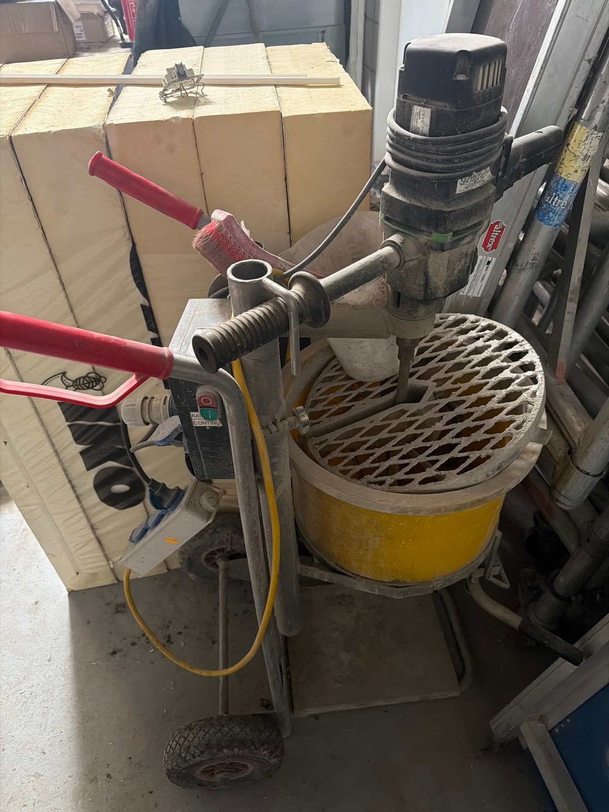 Gemack lijmmortel menger / mixer, Ophalen, Gebruikt