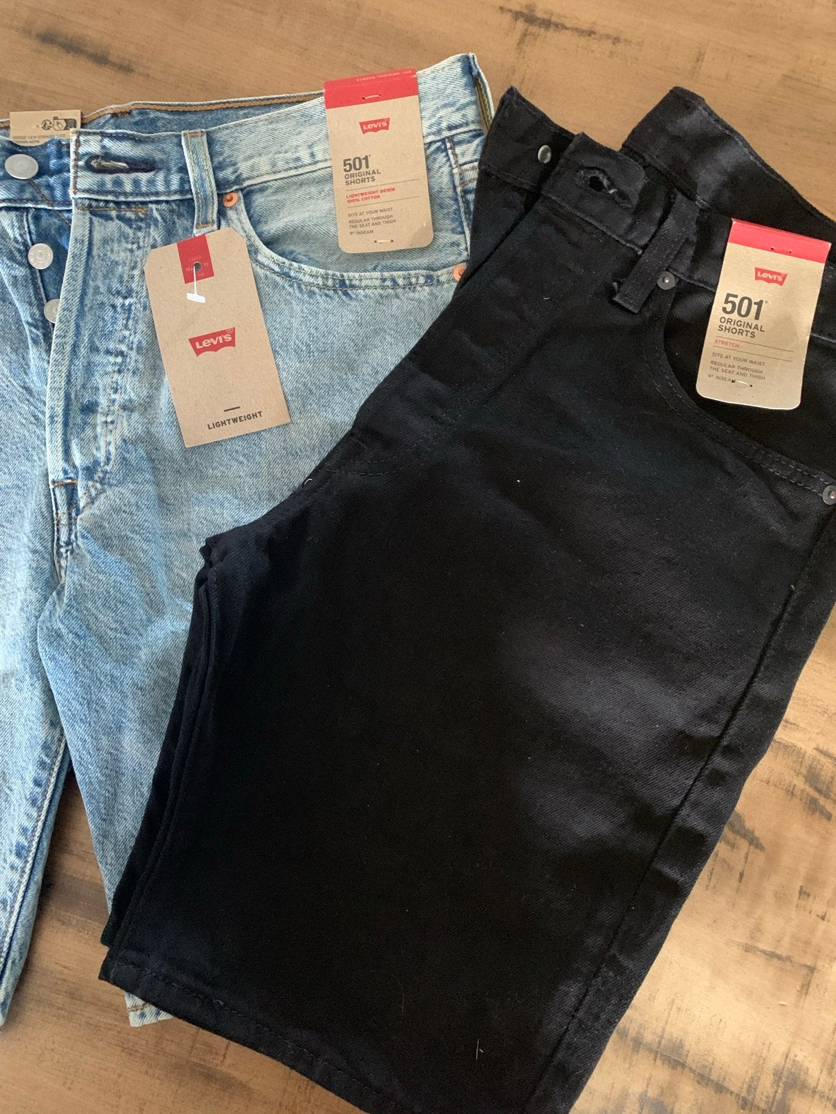 Nieuwe Levi's 501 Original Shorts mt. W 31 zwart of blauw, Ophalen of Verzenden, Nieuw, Zwart, W32 (confectie 46) of kleiner