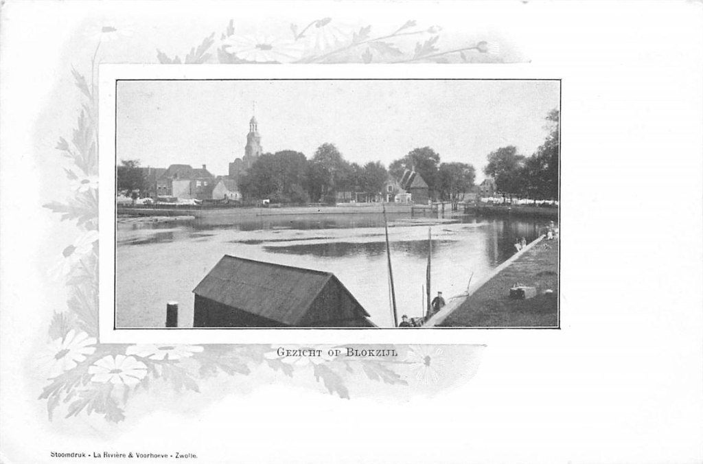 702-050-035 Blokzijl, Verzenden, Voor 1920, Overijssel