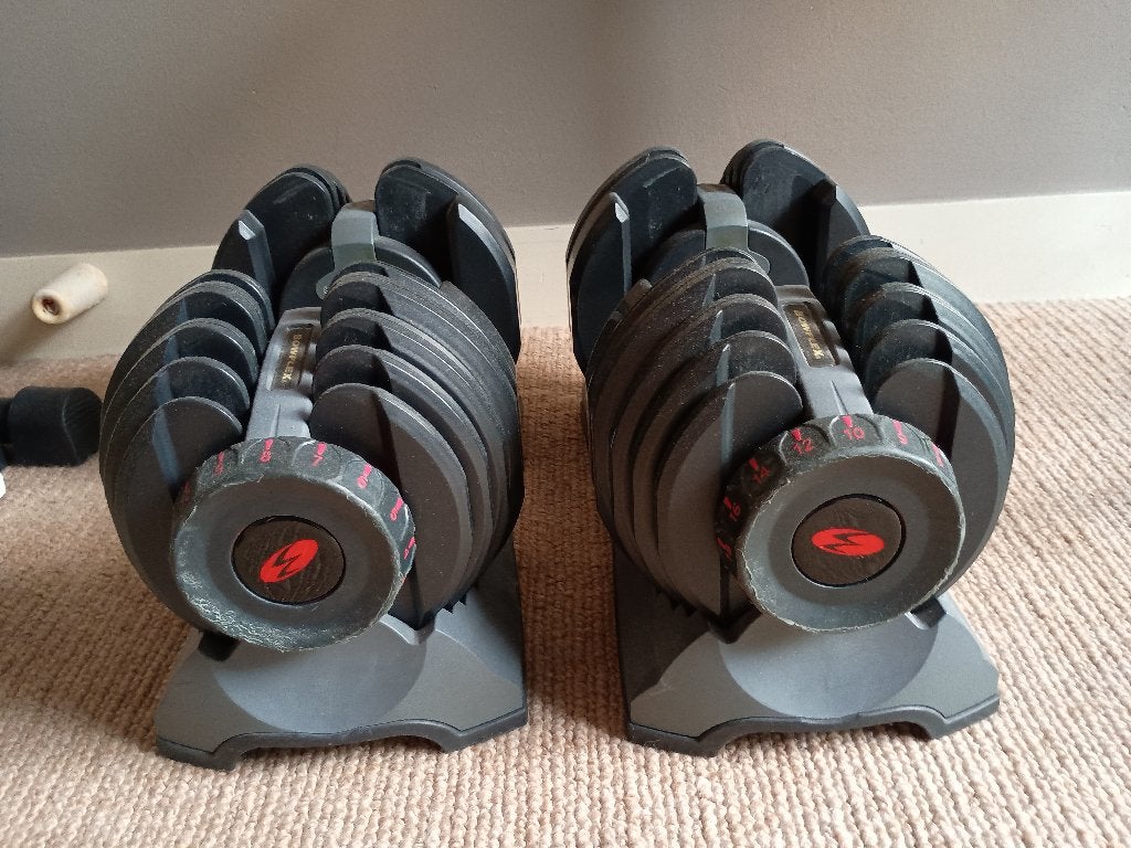 Bowflex SelectTech verstelbare dumbbells (2–21 kg) Set van 2, Ophalen, Gebruikt, Dumbbell