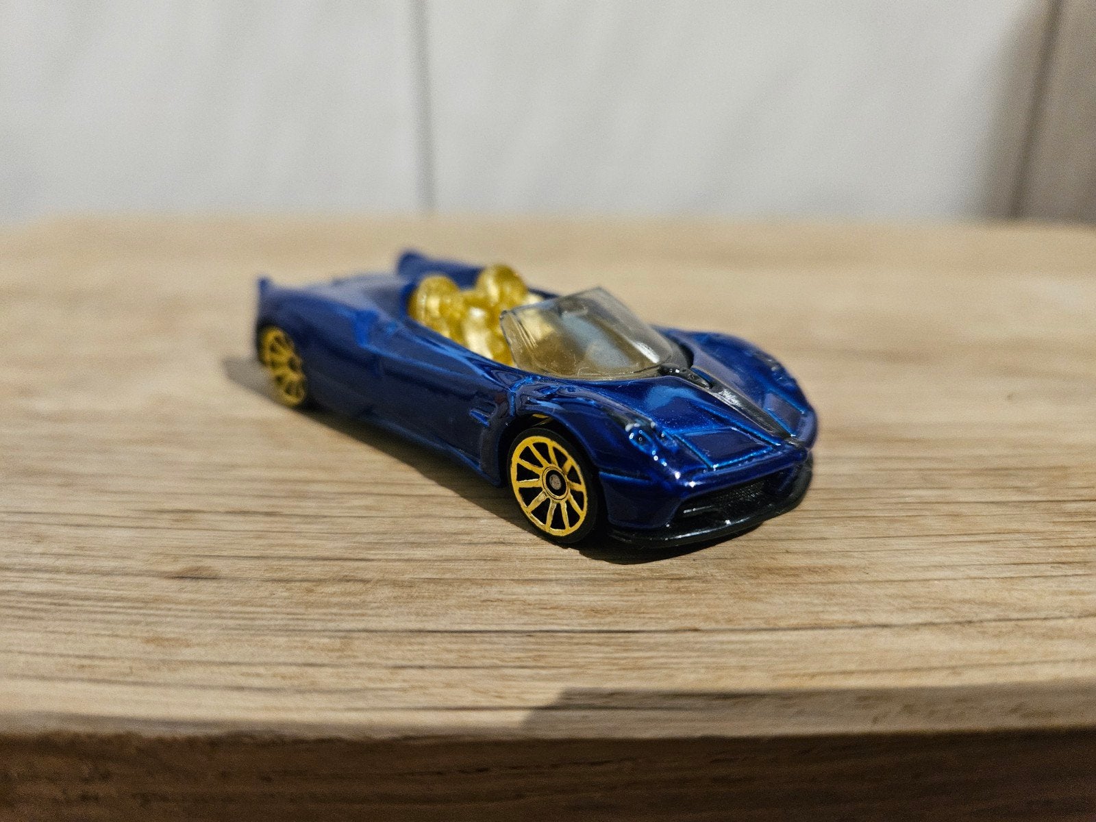 Hotwheels Hot Wheels 2017 Pagani Huayra Roadster Blauw, Ophalen of Verzenden, Auto