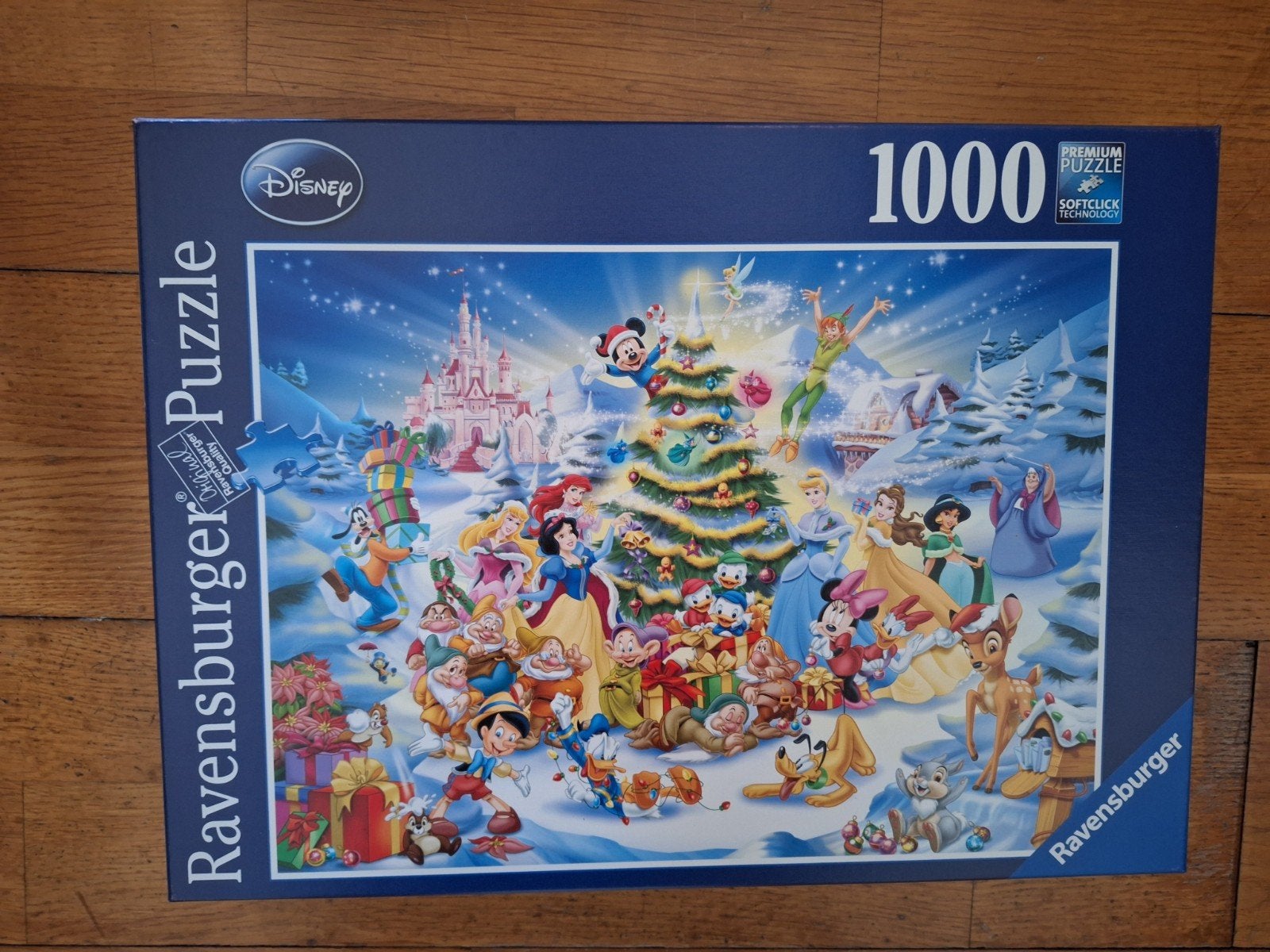 Ravensburger Disney Kerst Puzzel 1000 stukjes, Hobby en Vrije tijd, Denksport en Puzzels, Ophalen of Verzenden, 500 t/m 1500 stukjes