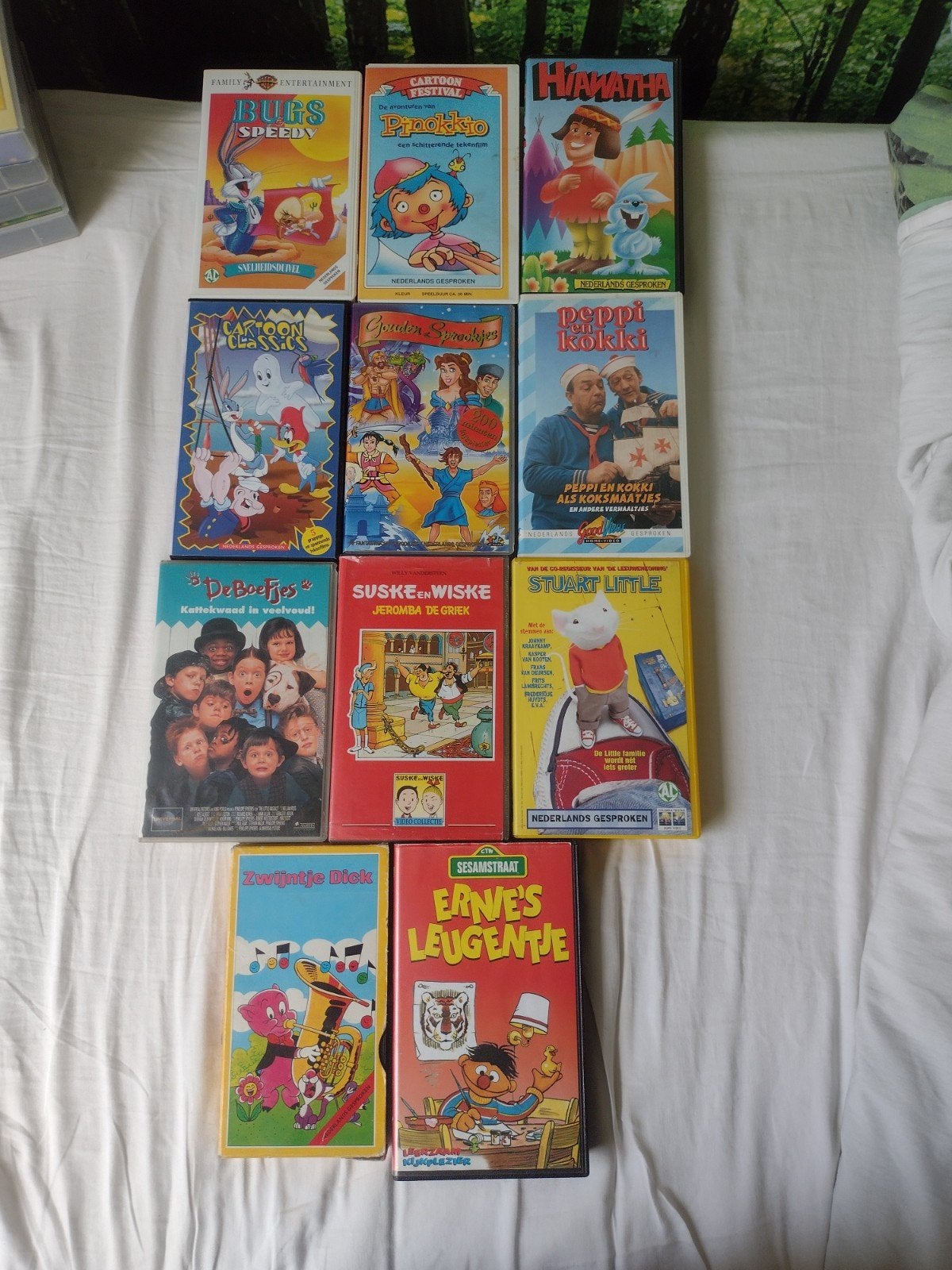 Bundel VHS kinderes videobanden, Gebruikt, Tekenfilm, Alle leeftijden, VHS