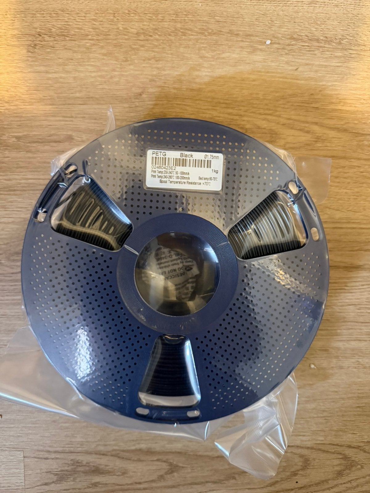 Sunlu PETG 3D printer filament 1kg zwart, Computers en Software, 3D-printerbenodigheden, Ophalen of Verzenden, Nieuw, Filamentrollen