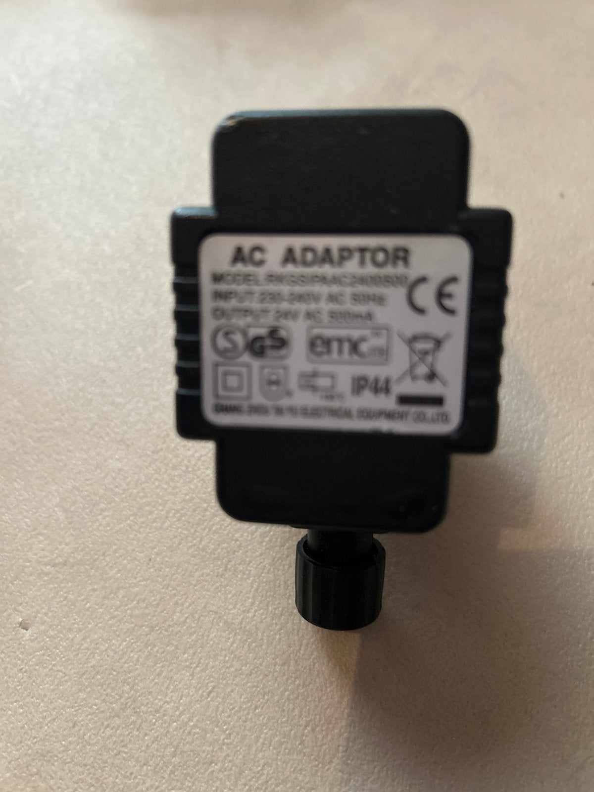 AC Adapter 24V AC 500mA - IP44, Ophalen of Verzenden, Gebruikt, Overige merken, Overige typen