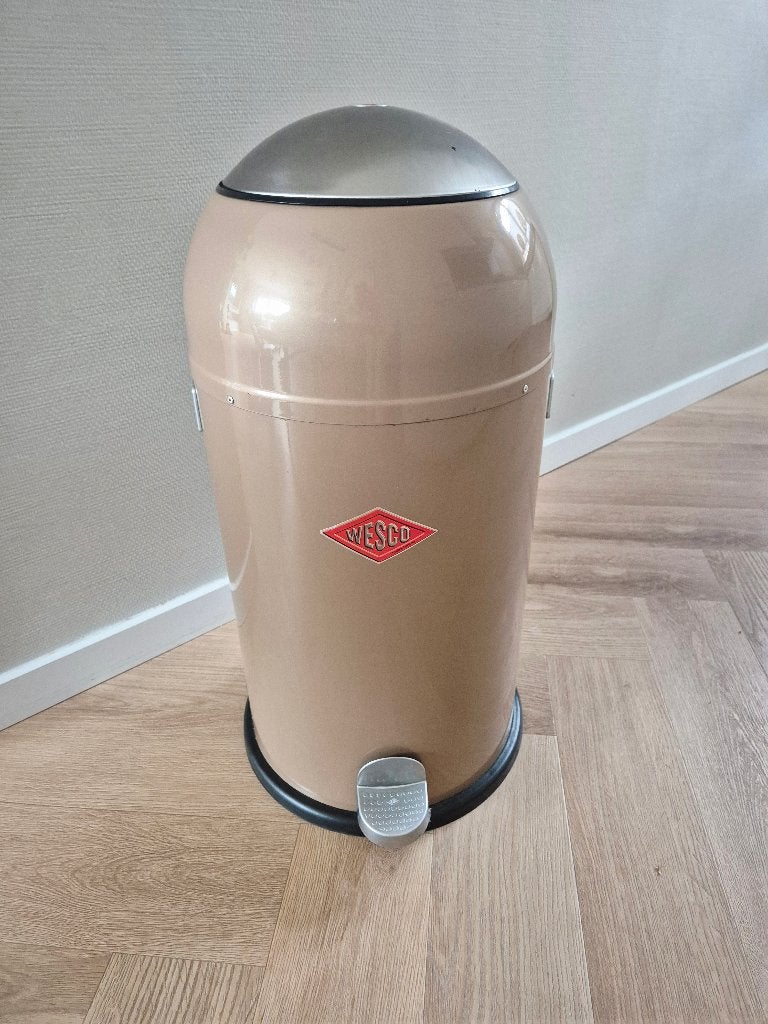 Wesco prullenbak, Ophalen, Overige materialen, Met pedaal, 40 liter of meer