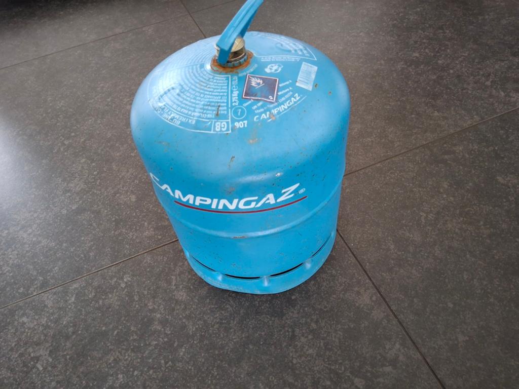 Campingaz gasfles type 907 ( leeg ), Ophalen, Gebruikt