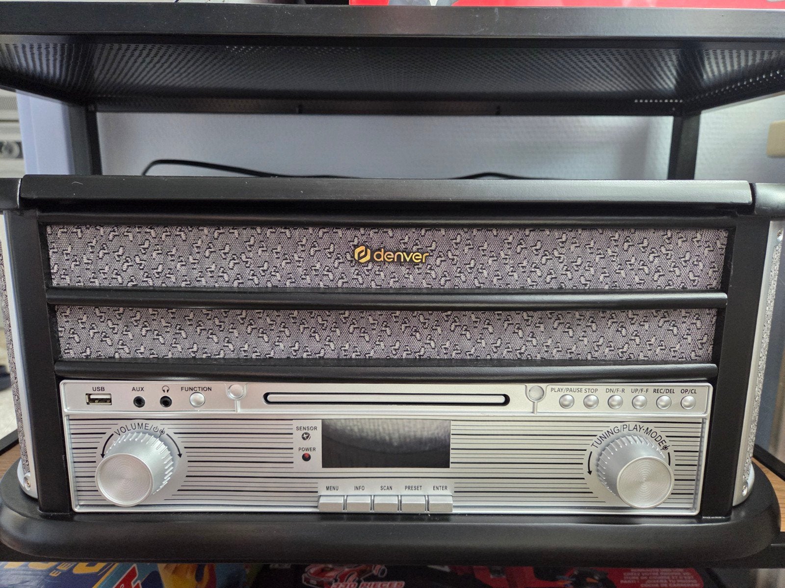 Denver DAB Radio CD-speler Platenspeler Cassette USB nieuw., Ophalen, Cassettedeck, Overige merken