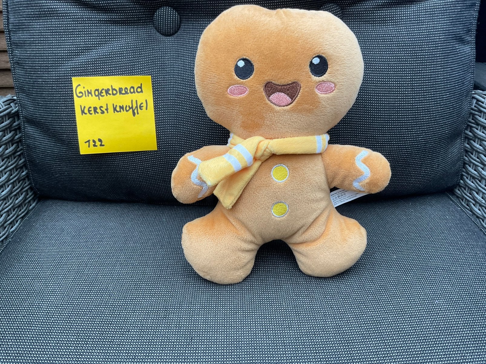 Nieuwe kerst knuffel gingerbread knuffel pluche 20cm, Ophalen, Nieuw