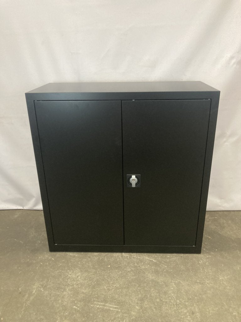 Nieuw! zwarte draaideurkast archiefkast kantoorkast kast, Niet ingevuld, 100 tot 150 cm, 100 tot 150 cm, Niet ingevuld