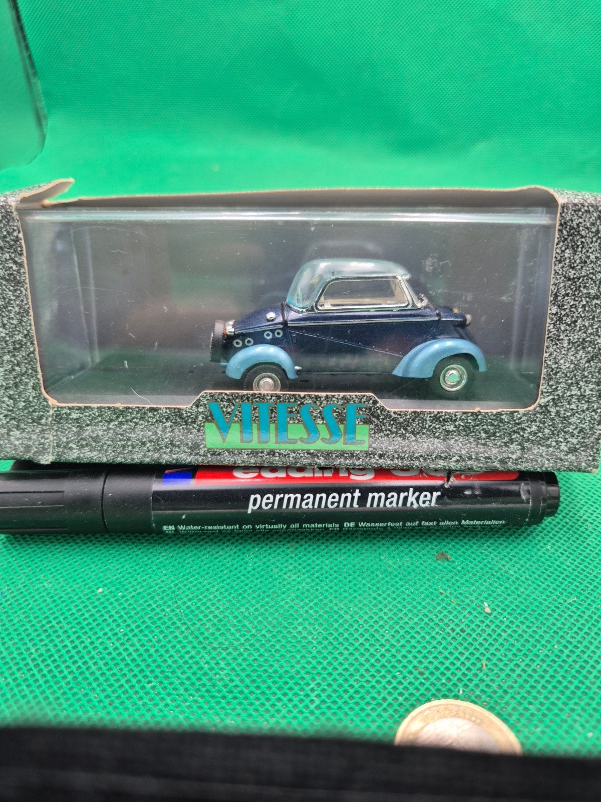 126 Messerschmitt tiger 1/43 Vitesse, Ophalen of Verzenden, Zo goed als nieuw, Auto, Overige merken