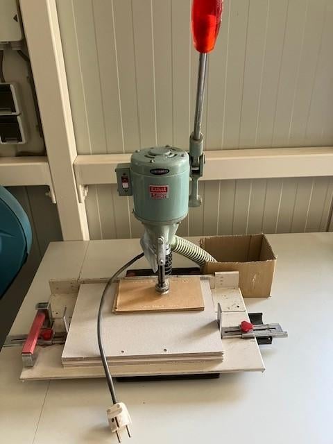papierboormachine, Ophalen, Gebruikt