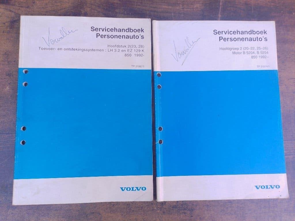 Volvo 850 dealer werkplaatsboeken 2.5 motor B5204 B5254, Boeken, Ophalen of Verzenden, Gelezen, Volvo
