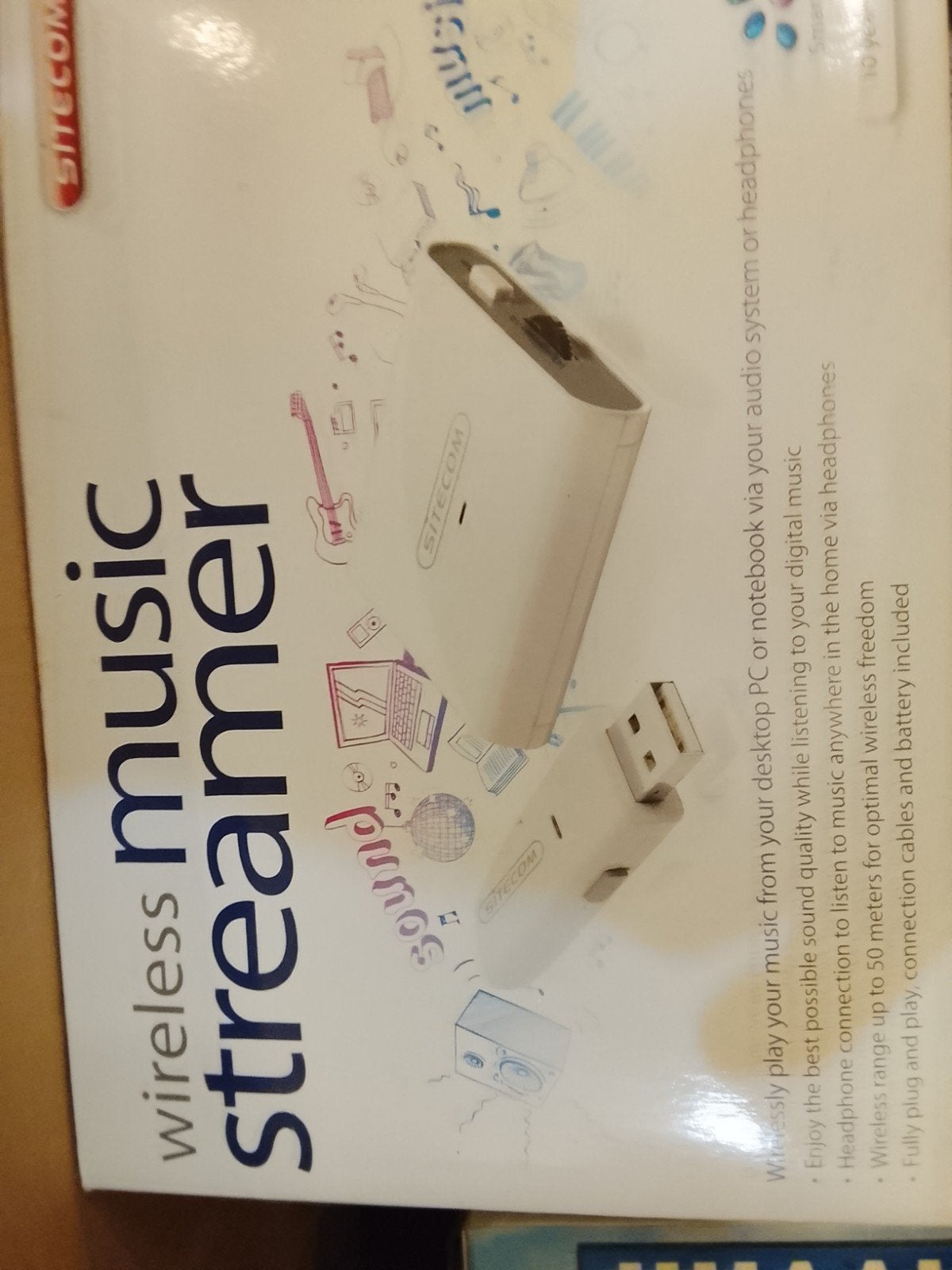 Sitecom Draadloze Muziek Streamer - Audio Systeem, Audio, Tv en Foto, Professionele Audio-, Tv- en Video-apparatuur, Ophalen of Verzenden