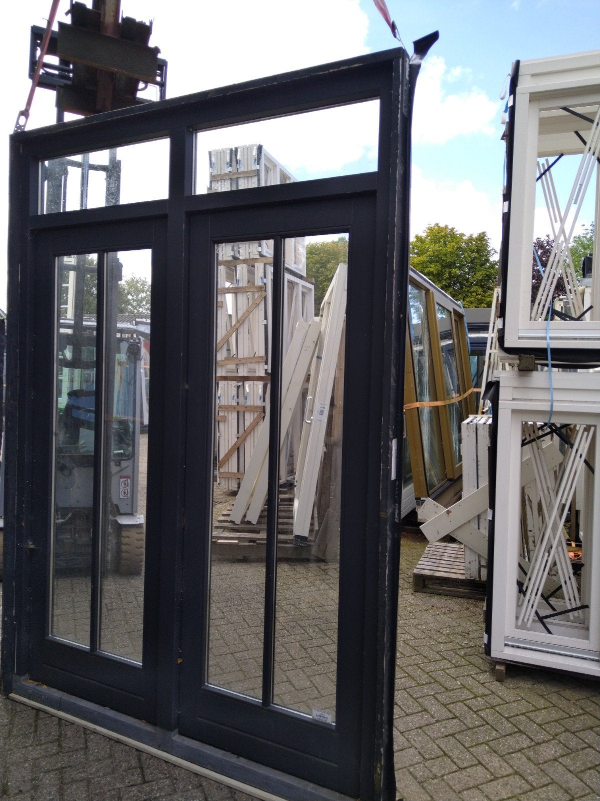 kozijn vast glas, Gevelraam of Ruit, Zo goed als nieuw, Dubbelglas, 160 cm of meer