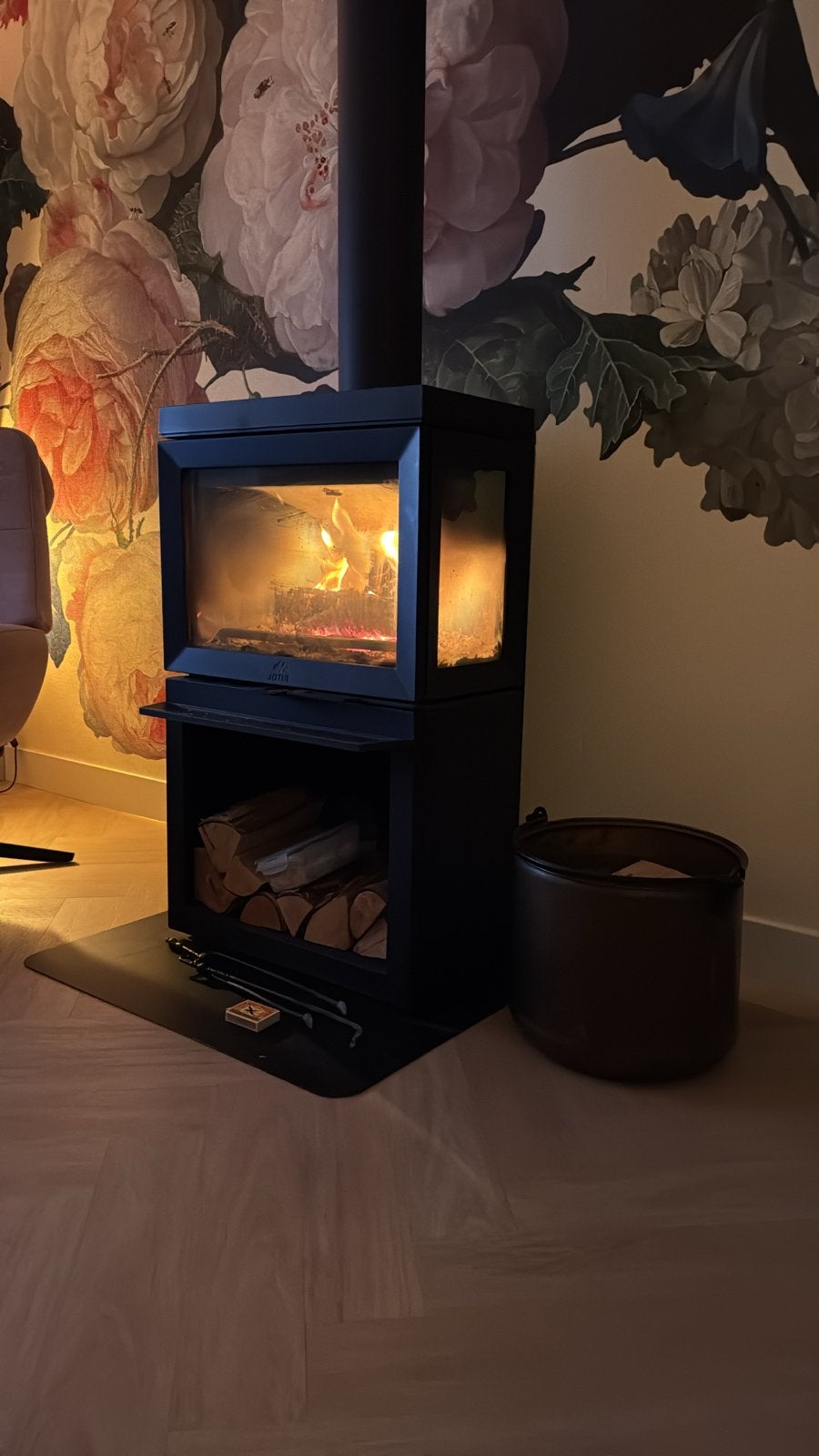 Jotul F520 Vrijstaande Houtkachel (2018), Ophalen, Gebruikt, Vrijstaande haard, Houthaard