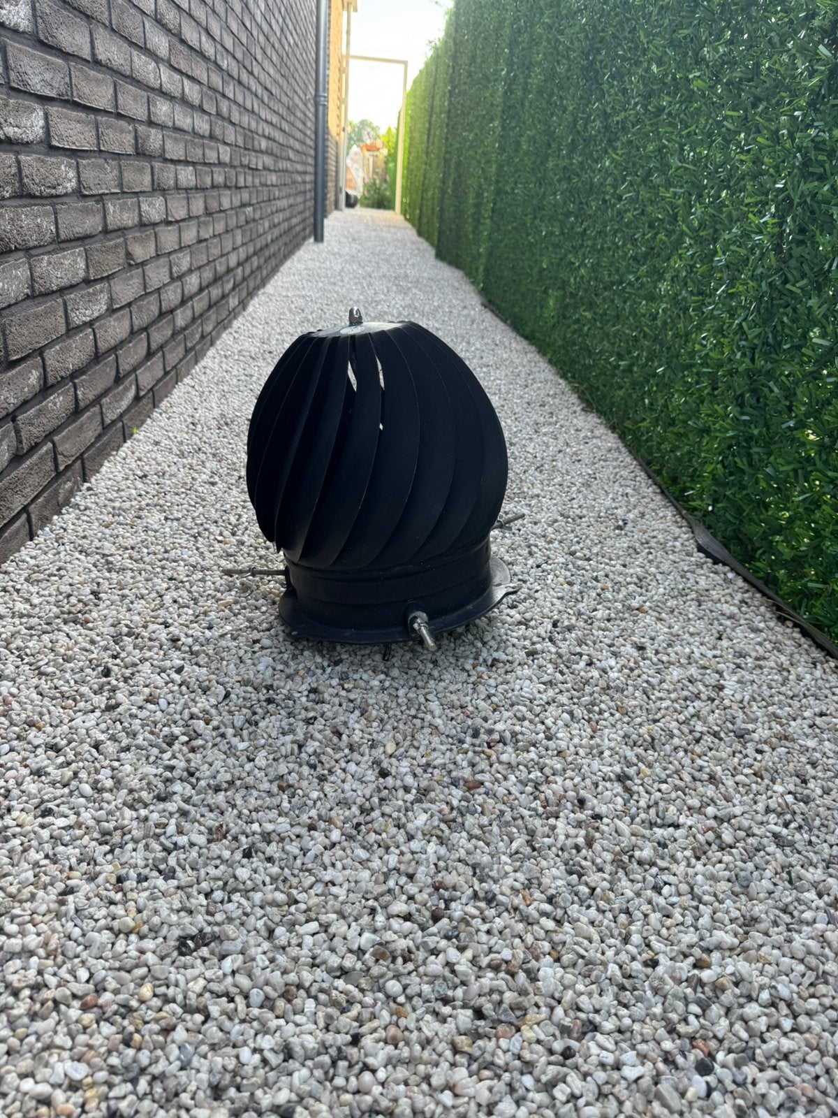 Zwarte roterende schoorsteenkap / ventilatiekap – nieuw, Ophalen, Nieuw, Ventilator en Afzuiger