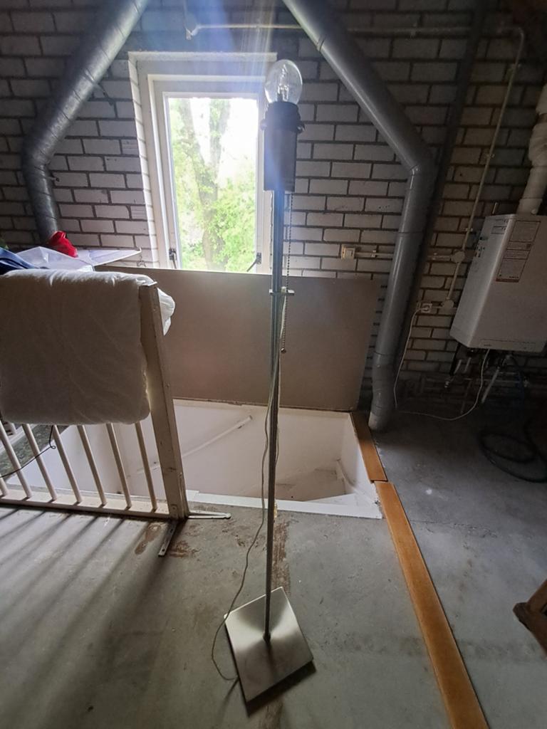 Staande lamp, zonder kap., Ophalen of Verzenden, 150 tot 200 cm