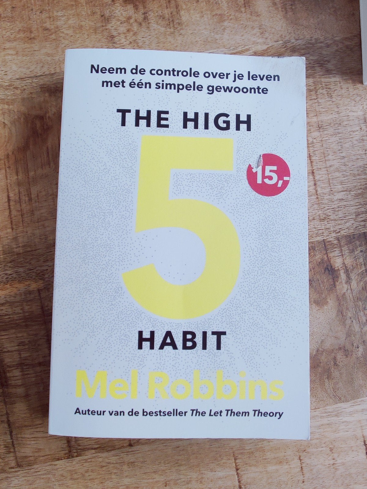 Mel Robbins - The High 5 Habit, Ophalen of Verzenden, Zo goed als nieuw, Mel Robbins