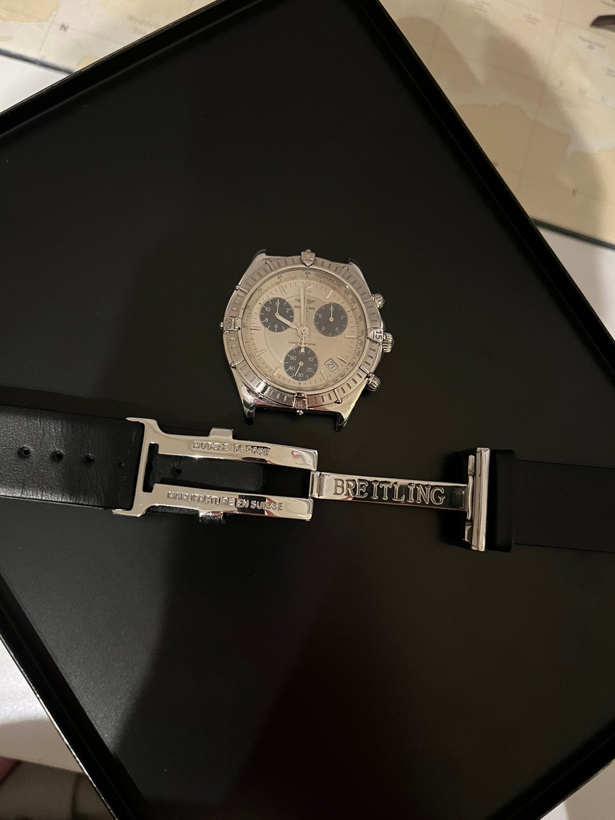 Breitling, Ophalen, Zo goed als nieuw, Blauw, Android