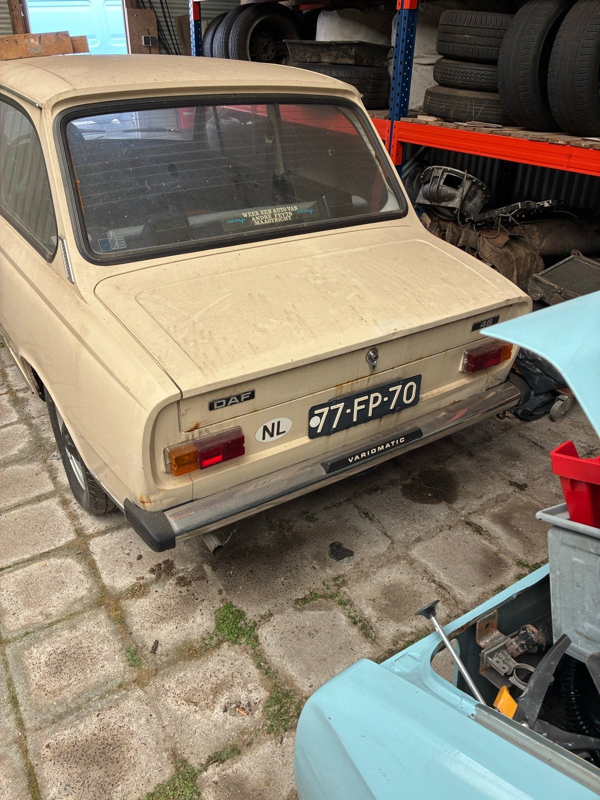 DAF 46 0.8 DE Luxe AUT 1975 Beige, Automaat, 4 cilinders, Beige, Origineel Nederlands