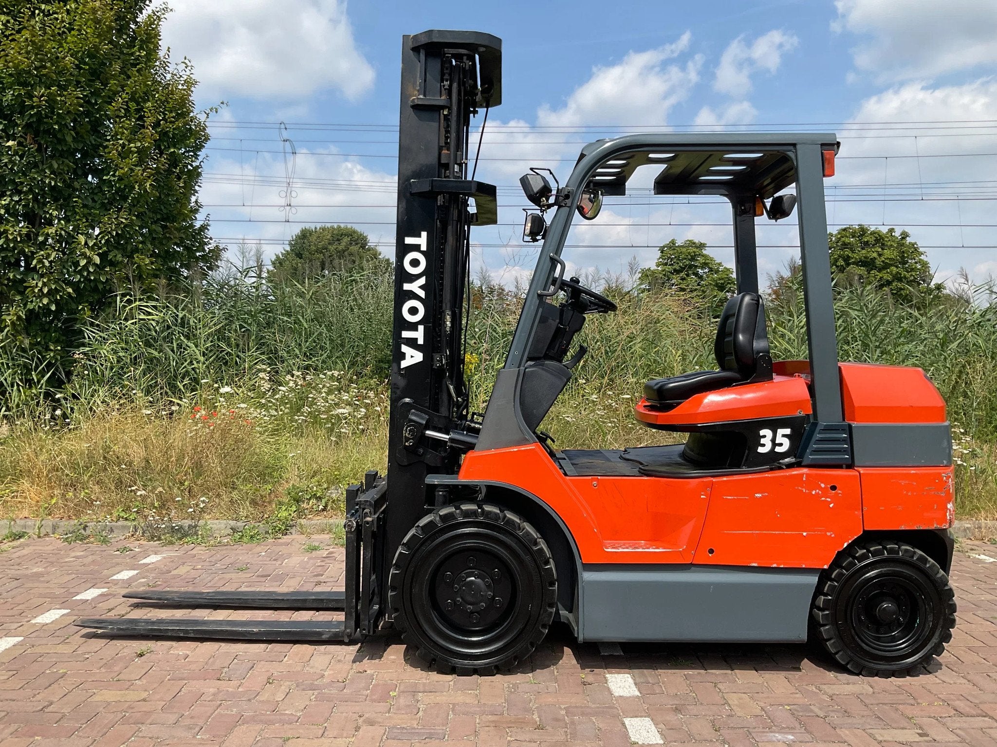 Toyota 7FBJ35 3500KG 5.50METER HEFTRUCK, Zakelijke goederen, Machines en Bouw | Heftrucks en Intern transport, 3000 tot 4000 kg