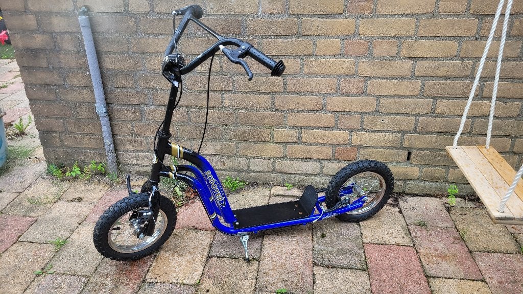 Stoere step met handremmen, Ophalen, Gebruikt, Gewone step