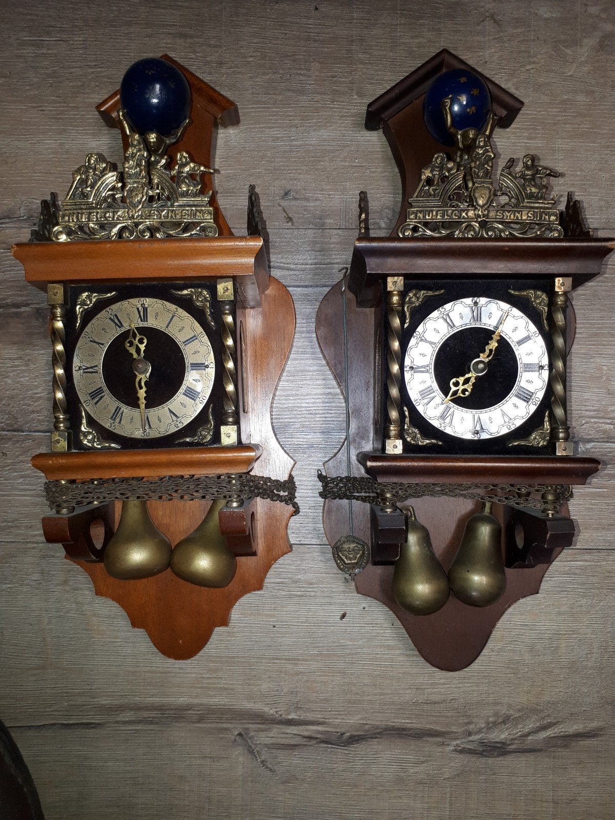 2 zaanse klokjes, Ophalen