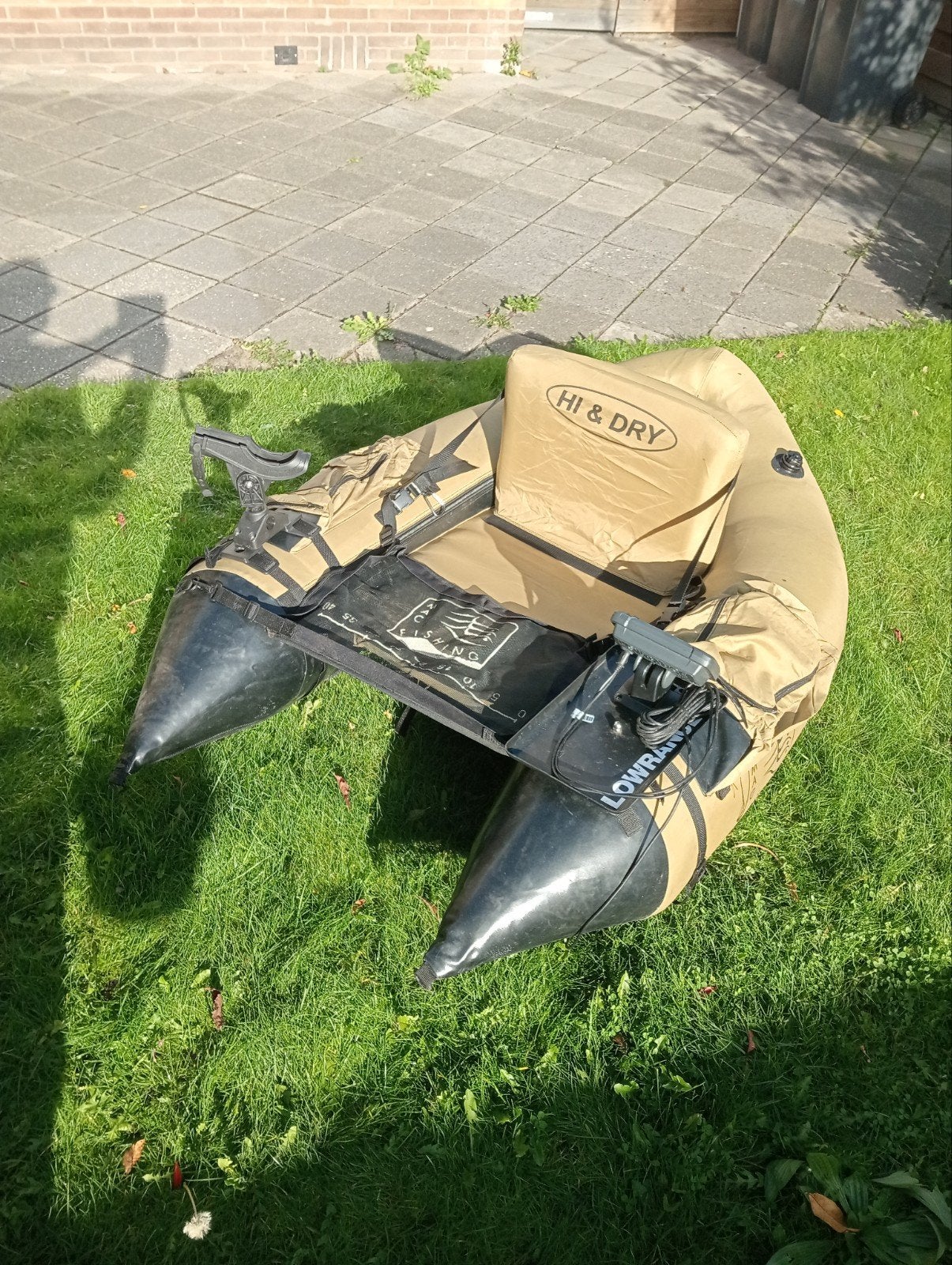 bellyboat+waadpak complete set, Ophalen, Gebruikt, Complete set