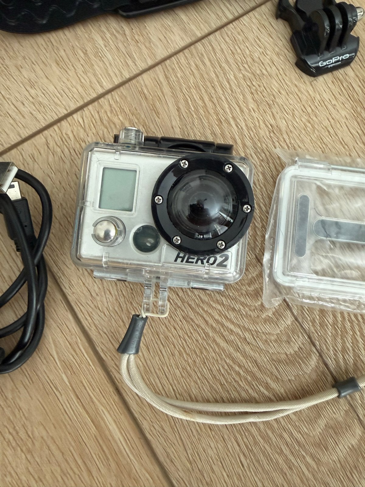 GoPro Hero2 actiecamera met accessoires, Ophalen of Verzenden, Gebruikt, GoPro