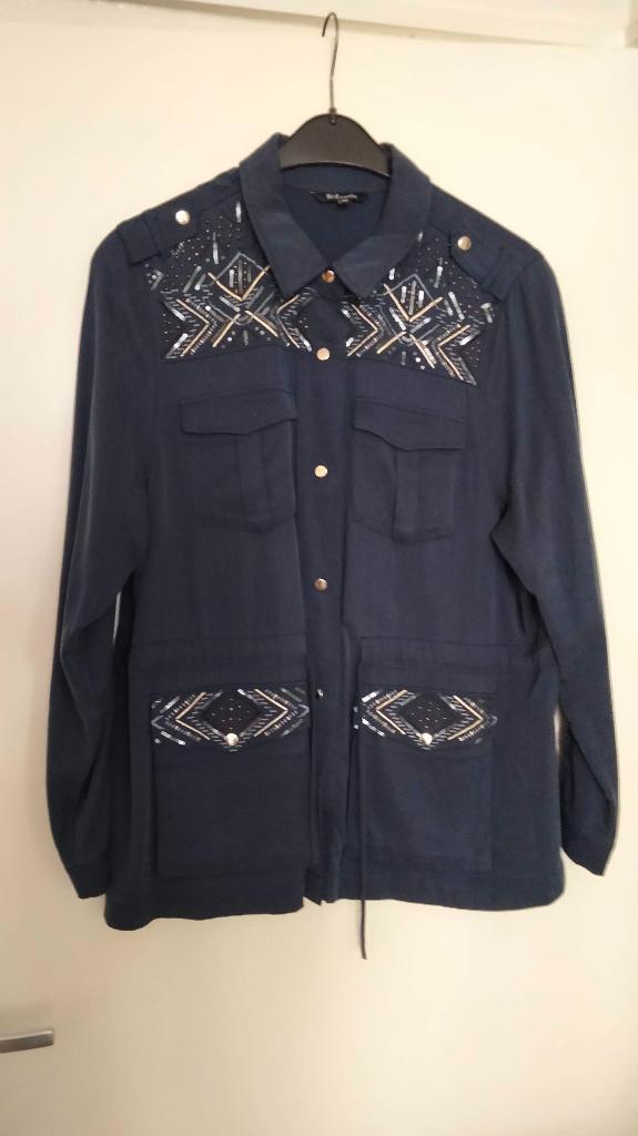 ZGAN blazer MS Mode 46, Zwart, Maat 46/48 (XL) of groter, Ophalen of Verzenden, Zo goed als nieuw